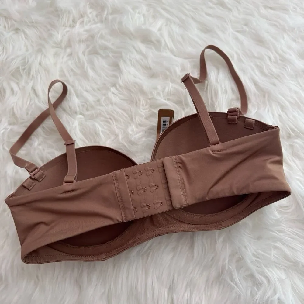 Skims Ultimate Push Up Strapless Bra Sienna Size 32D - Picture 6 of 8
